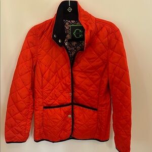 C Wonder Quilted Orange Jacket